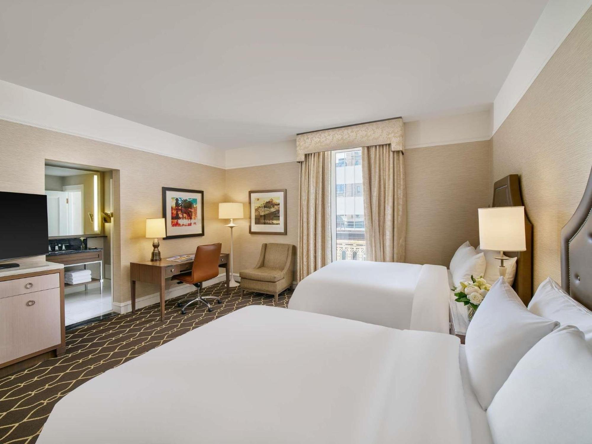 Deluxe Double Room Two Double Beds City or Courtyard View